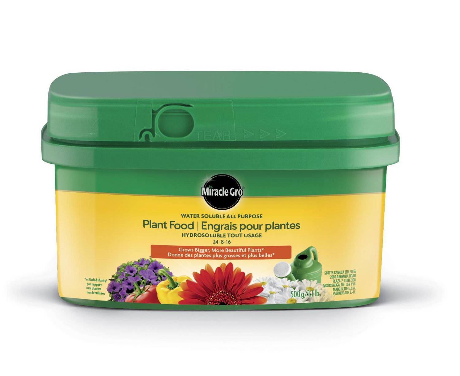 Miracle - Gro WS All Purpose PF 24 - 8 - 16 (500g) - Brandco Direct Inc