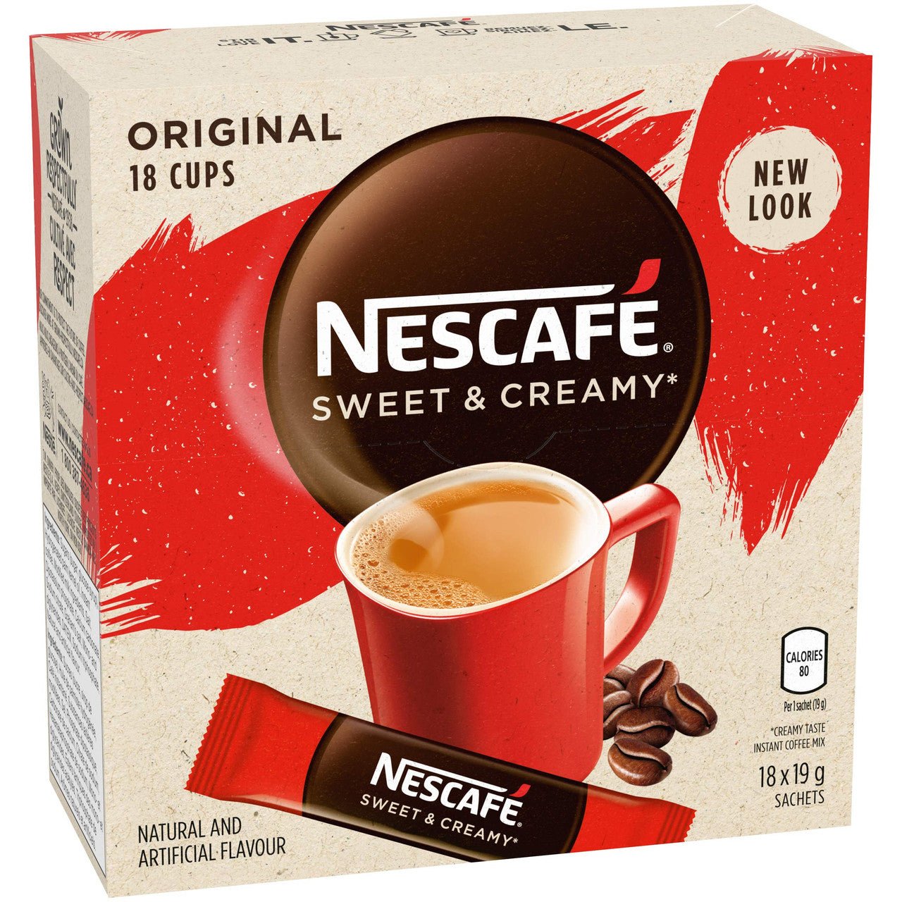 Nescafe Sweet & Creamy Original (18x19g) - Brandco Direct Inc