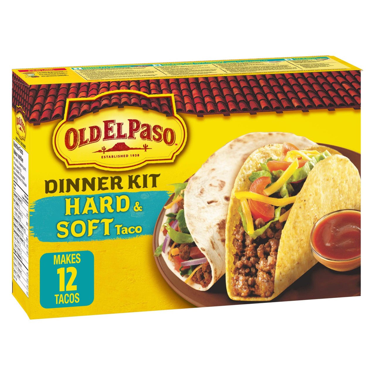 Old El Paso Dinner Kit Hard Soft Taco (340g) - Brandco Direct Inc