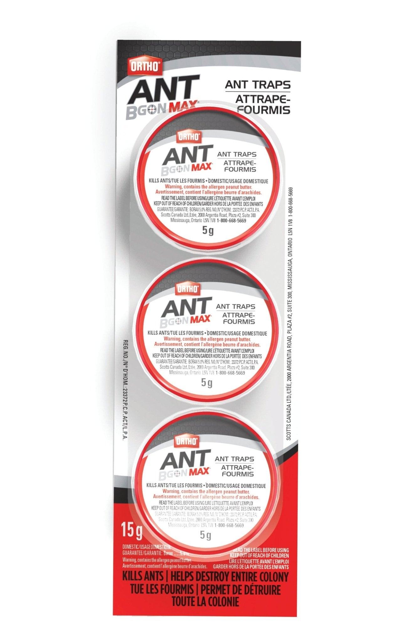 Ortho Ant B Gon Max Ant Traps (3x5g) - Brandco Direct Inc