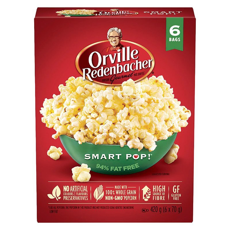 Orville Pop Up Bowl Smart Pop! (6x70g) - Brandco Direct Inc