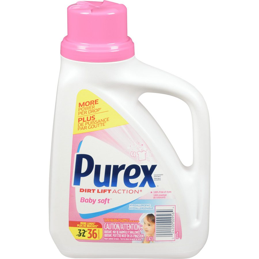 Purex Liquid Laundry Detergent Baby Soft (1.47L) - Brandco Direct Inc