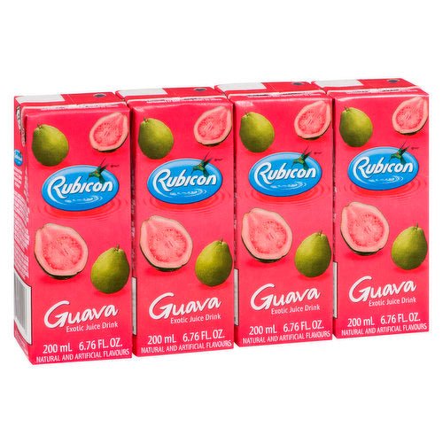 Rubicon Guava Juice Drink Tetra (4x200ml) - Brandco Direct Inc
