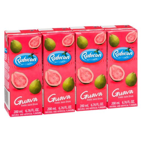 Rubicon Guava Juice Drink Tetra (4x200ml) - Brandco Direct Inc