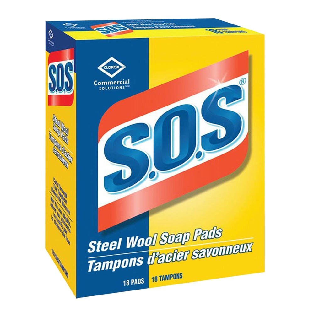 SOS Steel Wool Soap Pads (18's) - Brandco Direct Inc