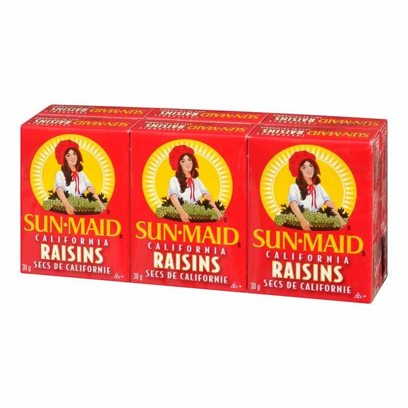 Sun - Maid California Raisins (6x30g) - Brandco Direct Inc