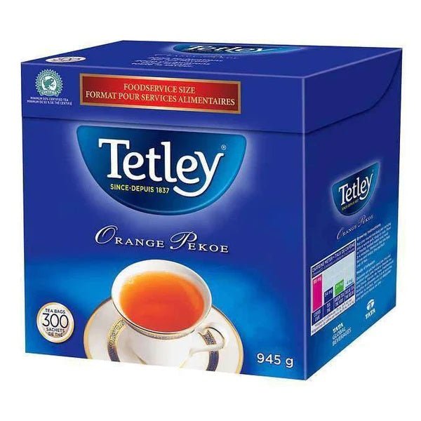 Tetley Orange Pekoe Tea 300's (945g) - Brandco Direct Inc