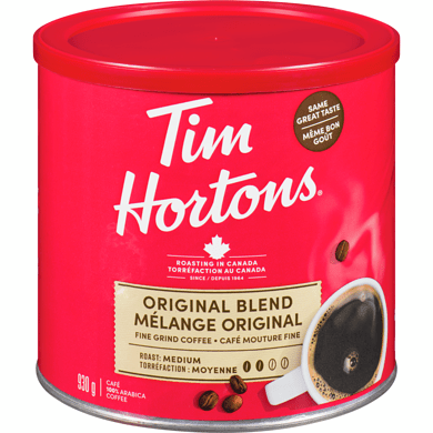 Tim Hortons Coffee Original Fine Grind (930g) - Brandco Direct Inc