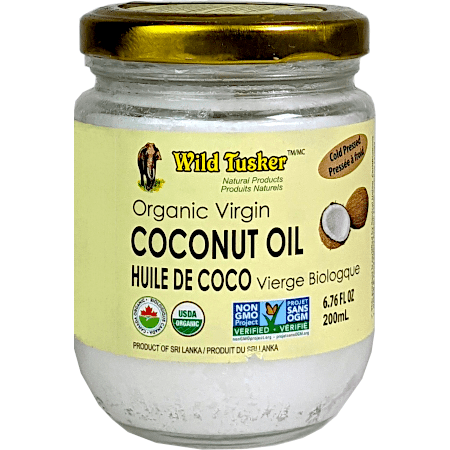 Wild Tusker Org Virgin Coconut Oil Small (200ml) - Brandco Direct Inc