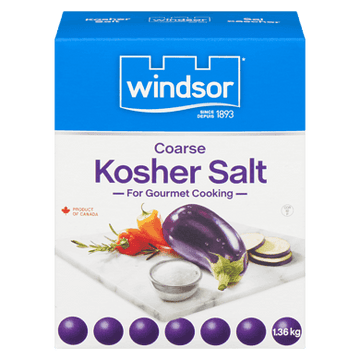 Windsor Salt Kosher Salt (1.36kg) - Brandco Direct Inc