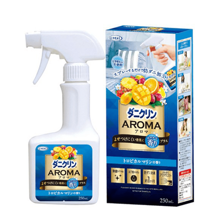 UYEKI AROMA Mite Removal Spray with Fresh Fruit Scent, 250ml. - Brandco Direct Inc