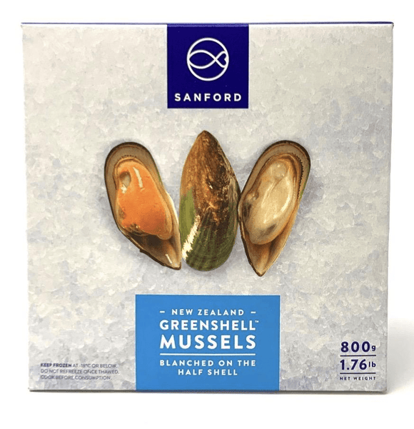Sanford Greenshell Mussels 800g - Brandco Direct Inc