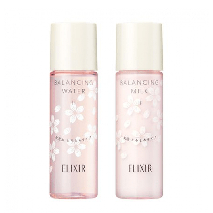 ELIXIR REFLET ELIXIR BALANCING SERIES LOTION TRIAL SET Sakura Edition Limited Edition (30ml+30ml) - Brandco Direct Inc