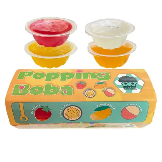 Boba Boy Popping Boba Set Flav Mixed (4x100g) - Brandco Direct Inc