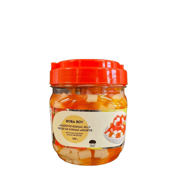 Boba Boy Coconut Jelly Flav Asortd Konjac(500g) - Brandco Direct Inc
