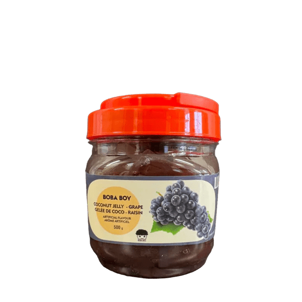 Boba Boy Coconut Jelly Flav Grape (500g) - Brandco Direct Inc