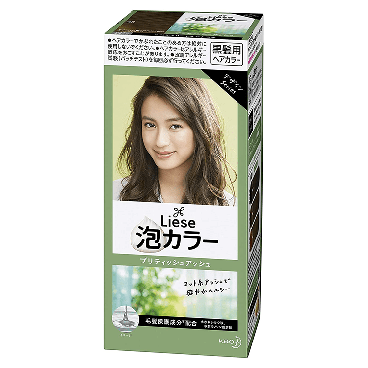 KAO Japan Liese Prestia Creamy Bubble Hair Color British Ash - Brandco Direct Inc