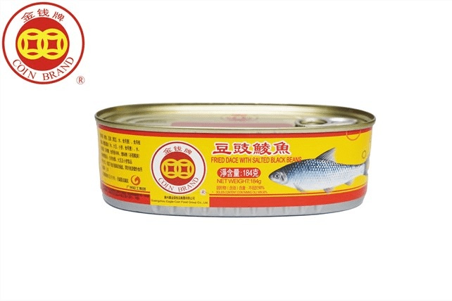 Jin Qian Fried Dace With Salted Black Beans 184g - Brandco Direct Inc