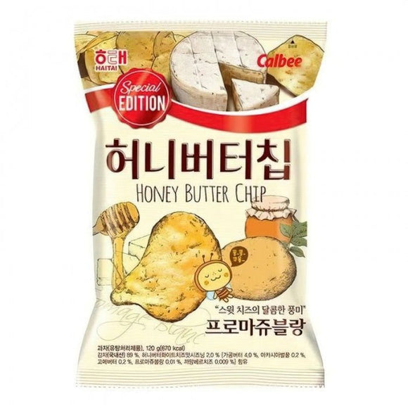 Haitai Butter Honey Potato Chips 60g - Brandco Direct Inc