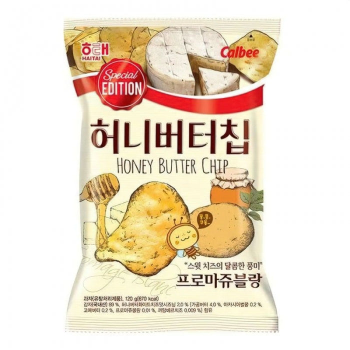 Haitai Butter Honey Potato Chips 60g