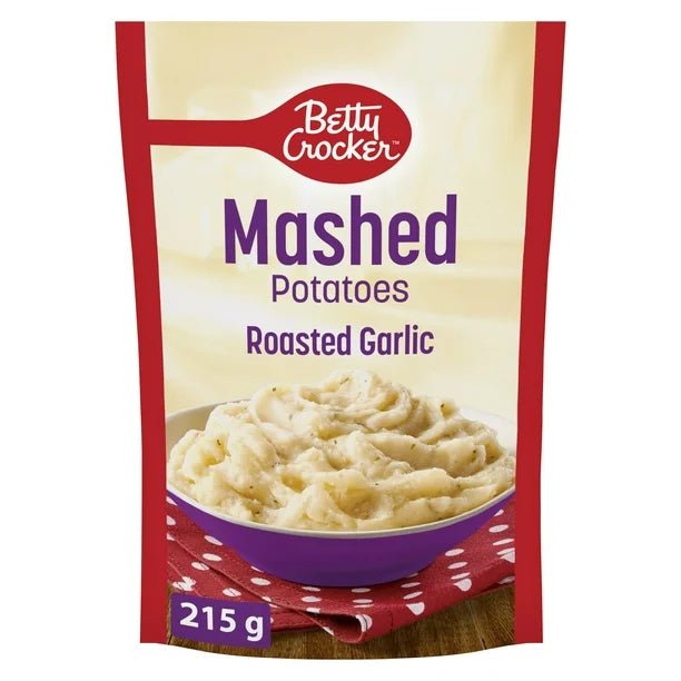 Betty C Mashed Potatoes Roasted Garlic (215g) - Brandco Direct Inc