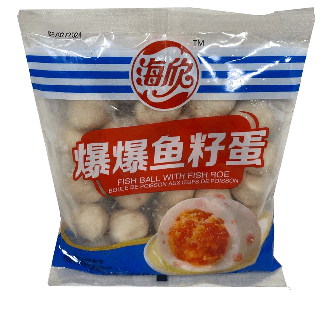 Haixin Fish Ball With Fish Roe (340g);T10xH8 - Brandco Direct Inc