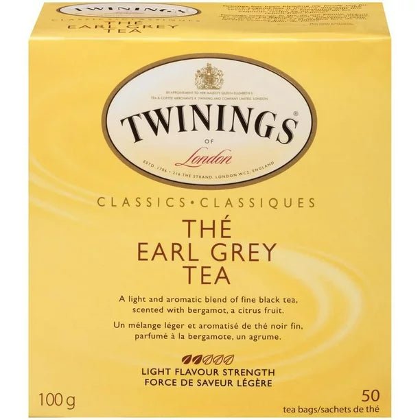 Twinings Earl Grey Tea 50s (100g) - Brandco Direct Inc