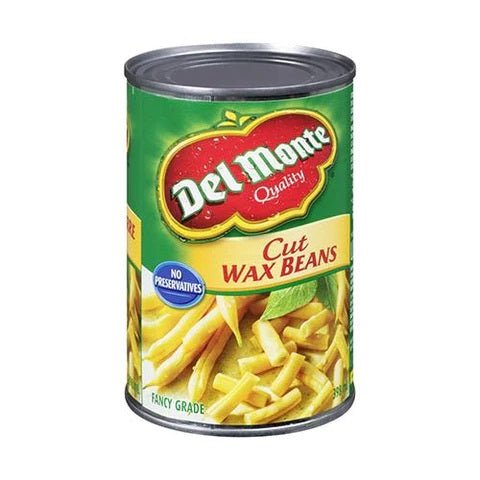 DM Wax Beans Cut 1 Case - 24 Packs(398ml) - Brandco Direct Inc