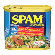 Spam Luncheon Meat Lite 25% Less Fat (340g) - Brandco Direct Inc