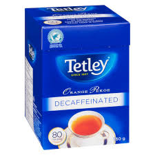 Tetley Decaffeinated Orange Pekoe 80's (160g)