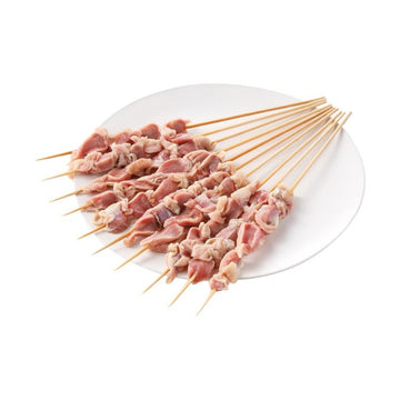 Chicken Gizzard Skewers (4 pieces, unseasoned) - Brandco Direct Inc