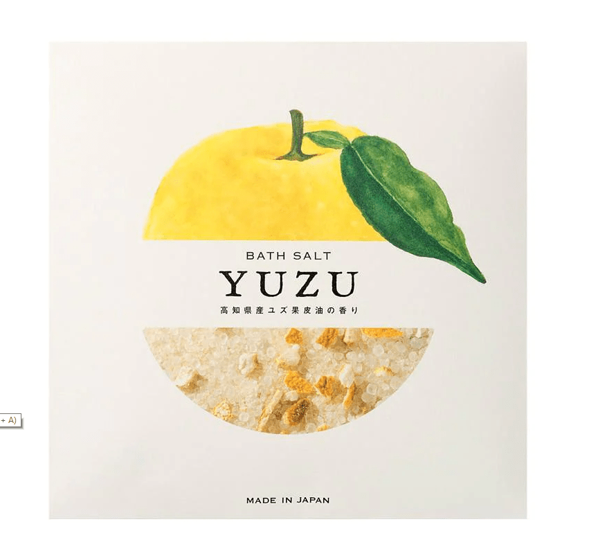 Yuzu Bath salts with peel 40g - Brandco Direct Inc