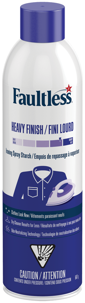 Faultless Heavy Finish Ironing Spray Starch (567g) - Brandco Direct Inc