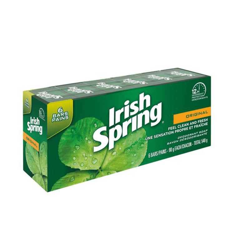 Irish Spring Deodorant Soap Set 90*6 - Brandco Direct Inc