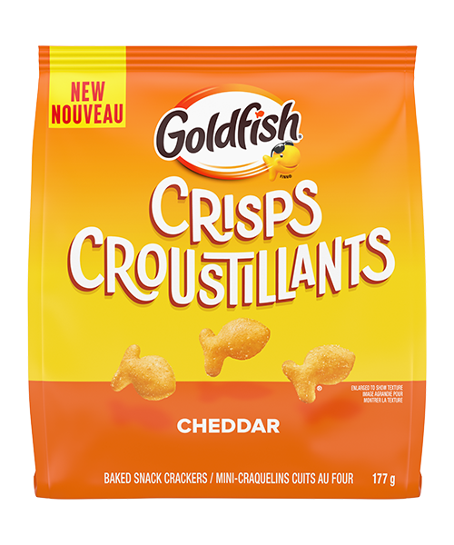 Goldfish Crisps Baked Snack Crackers Flavour Cheddar (177g);T6xH5