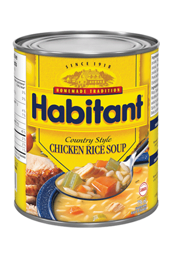 Habitant Country Style Chicken Rice Soup (796ml);T10xH5 - Brandco Direct Inc