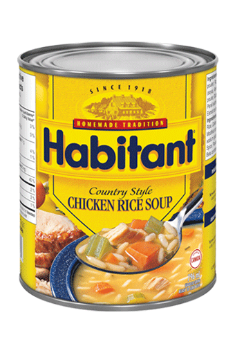 Habitant Country Style Chicken Rice Soup (796ml);T10xH5