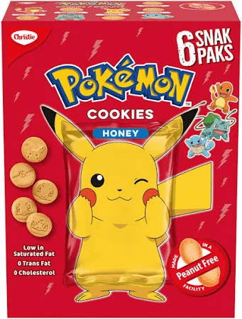 Christie Pokemon Honey 6 Snack Packs (150g) - Brandco Direct Inc