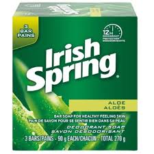 Savon déodorant Irish Spring 3 barres (3x90g)