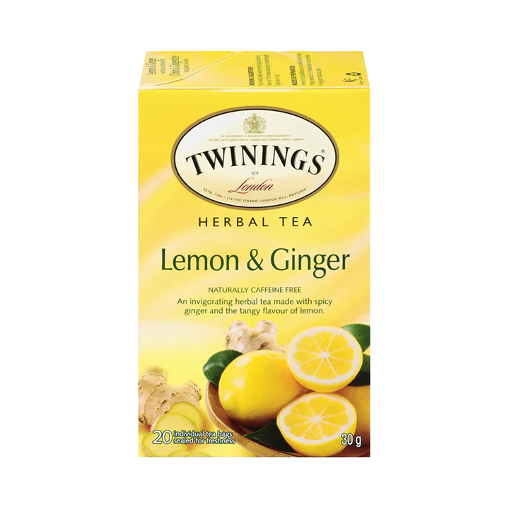 Twinings Lemon&Ginger CF Tea 20s (30g)