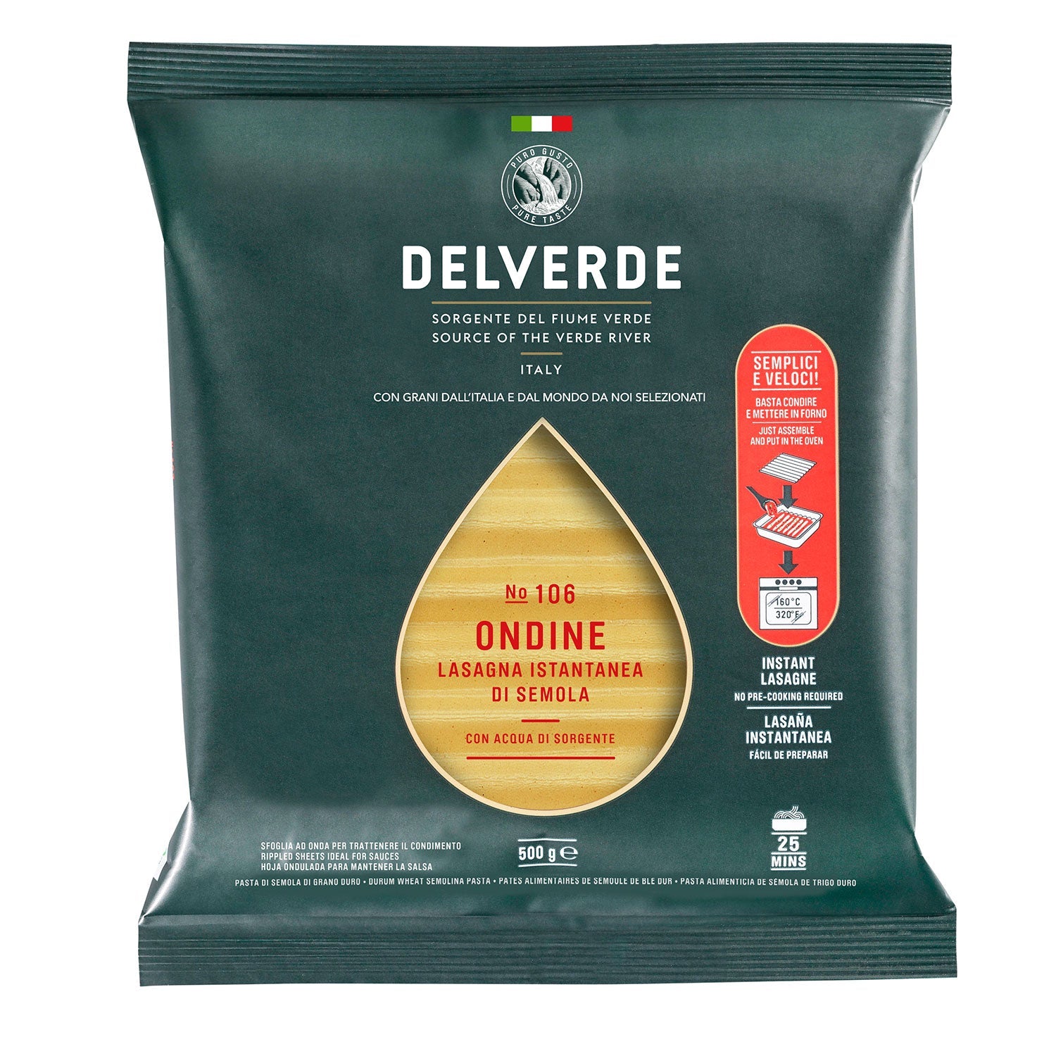 Delverde Ondine 烤宽面条 (500g)