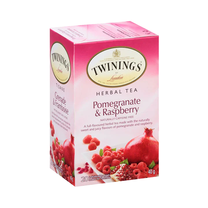 Twinings Pomegranate&Raspberry CF Tea 20s (40g)