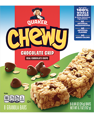 Quaker Chewy Chocolate Chip Bars