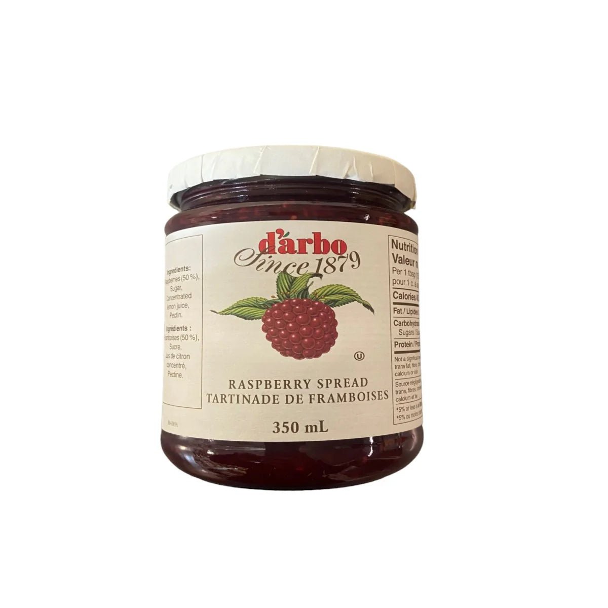 Darbo Raspberry Spread (350ml) - Brandco Direct Inc