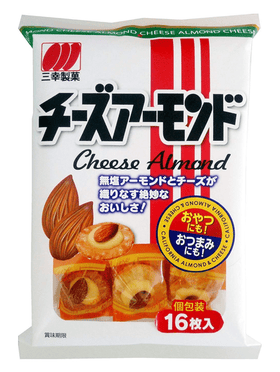 Sanko Cheese Almond Rice Cracker Bacon Camem (62g) - Brandco Direct Inc