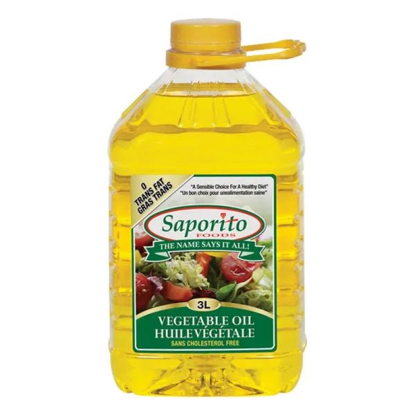 Saporito Vegetable Oil (3L) - Brandco Direct Inc