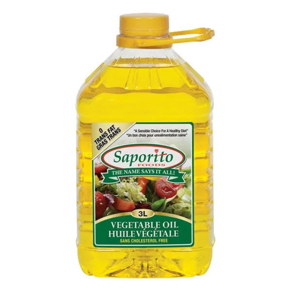 Saporito Vegetable Oil (3L)