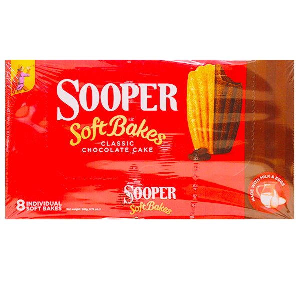 Sooper Class Chocolate Ckae Soft Bakes (248g) - Brandco Direct Inc