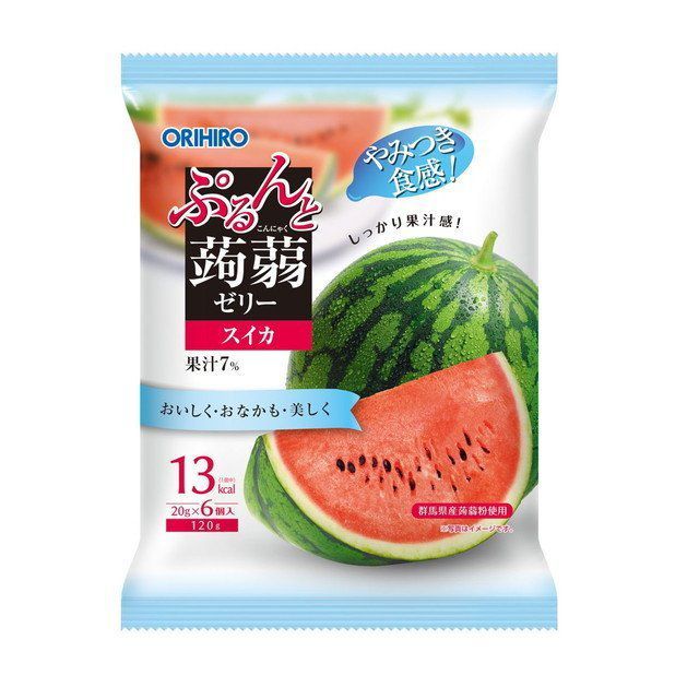 Orihiro Jelly Watermelon Flavor Konjac (120g) - Brandco Direct Inc