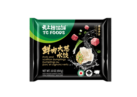 tc foods pork and scallion dumplings (454g)* 3 - Brandco Direct Inc